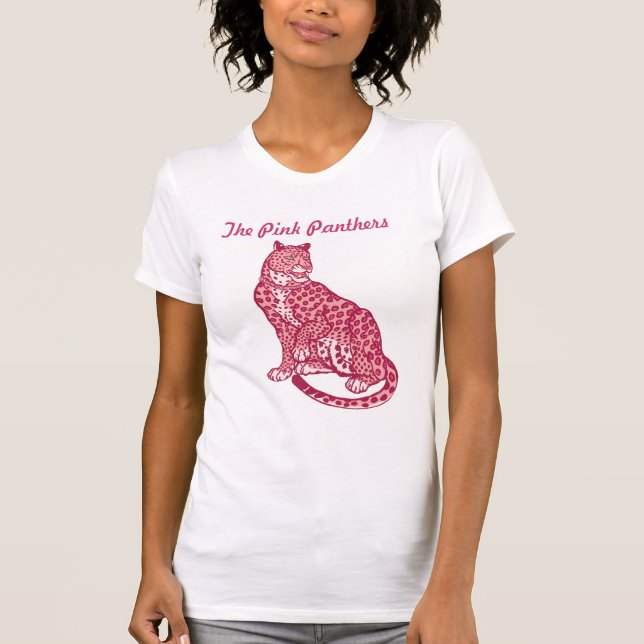 Rosa pantertank tee shirt (Framsida)