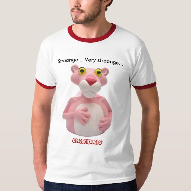 Rosa panterTshirtparodi CelebriDucks T Shirt (Framsida)
