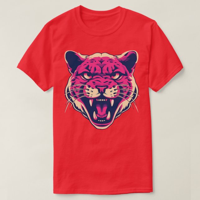 Rosa Panther Ansikte T Shirt (Design framsida)
