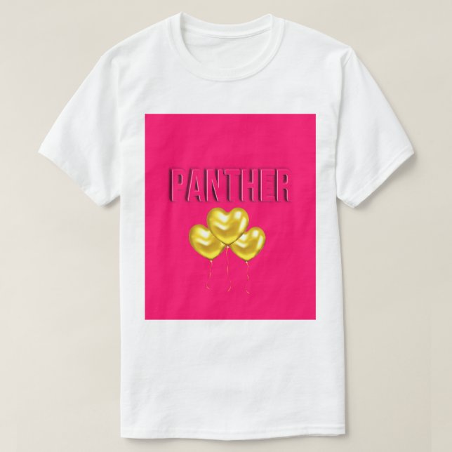 Rosa Panther Kärlek T Shirt (Design framsida)