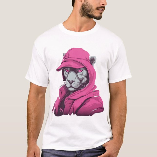 Rosa Panther Rosa T-Shirt (Framsida)
