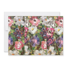 Rosa Papper inbjudan till blomning