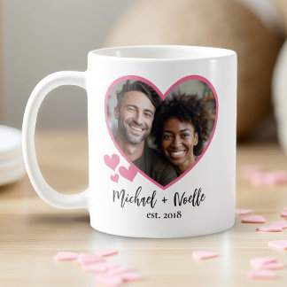 Rosa Par Kärlek är allt vi behöver - 2 foto Kaffemugg