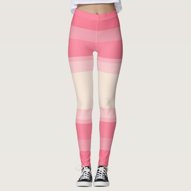 rosa paradiset rand leggings (Framsida)