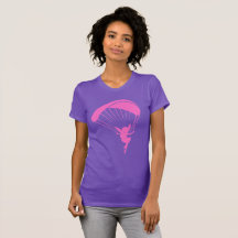 Rosa Paraglidingskälmskt naturväxenTshirt
