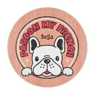 Rosa Pardon My Fransk Bulldog Frenchie Hund Teckna