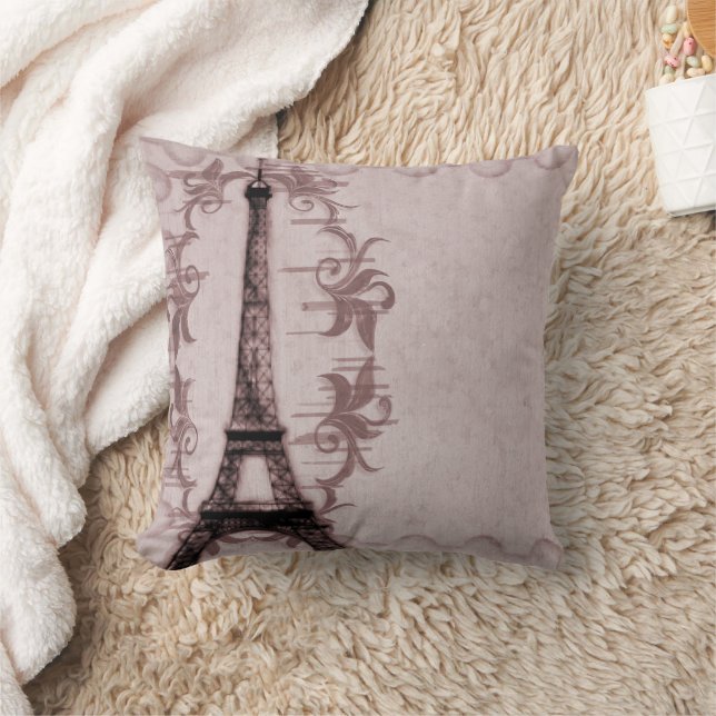 Rosa Paris Grunge American MoJo Pillow Kudde (Filt)