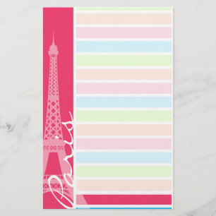 Rosa Paris, Retro Neon Rainbow Brevpapper