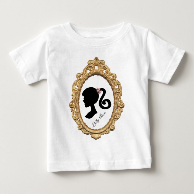 Rosa Paris Silhouette Tee Shirt (Framsida)