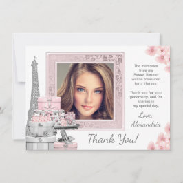 Rosa Paris Sweet 16 - tackkort Tack Kort