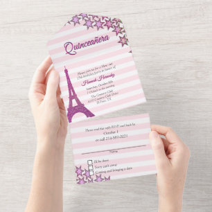 Rosa Paris Thmet Quinceañera
