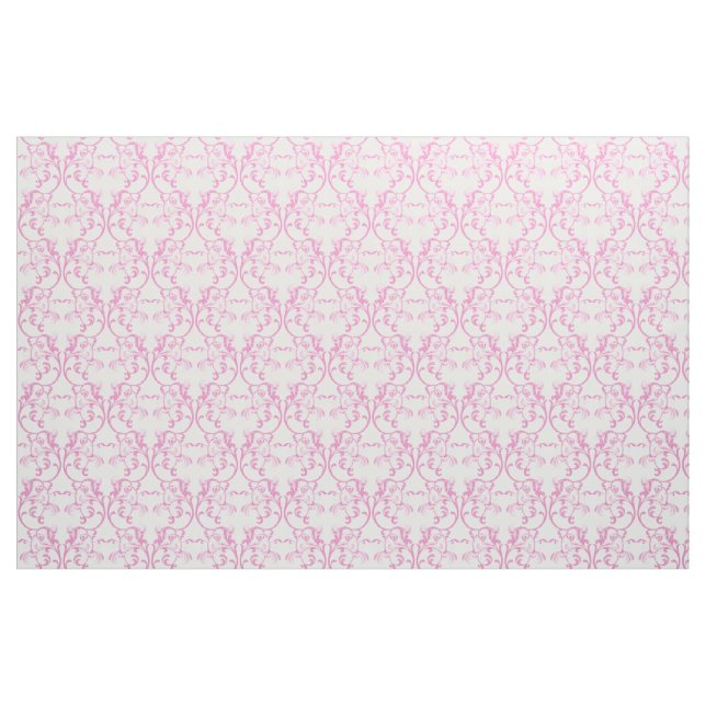 Rosa Parisian Damask Pattern Fabric Tyg (Fat Quarter)