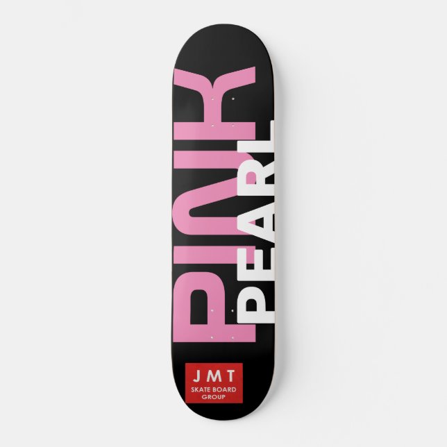 ROSA PÄRLA Skateboard (Framsida)