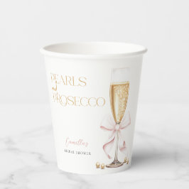 Rosa pärlor & Prosecco slinga Bröllopsdusch