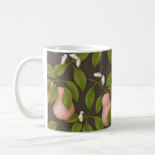 Rosa päron (mörkbrun) kaffemugg