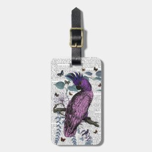 Rosa Parrot Bagagebricka