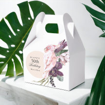 Rosa Parrot Boho Tropical 50:e Födelsedagsfesten