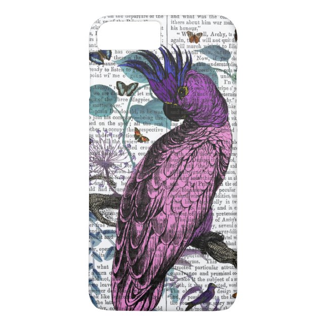 Rosa Parrot Case-Mate iPhone Skal (Baksida)