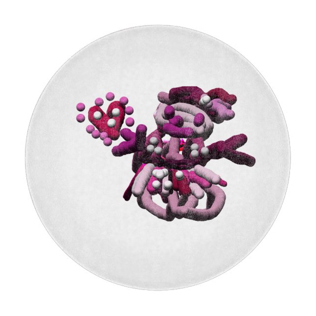 Rosa party snögubbe (Framsidan)