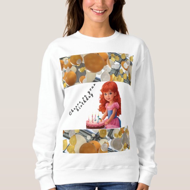 Rosa Party T-Shirt for Women (Framsida)