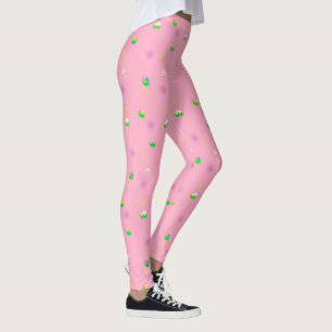 rosa Påsk-jakt Leggings