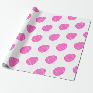 Rosa Påskägg Mönster Wrapping Papper Presentpapper