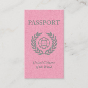 rosa pass visitkort