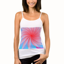 Rosa Passion Flower Spaghetti Strap Tanktop