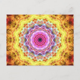 Rosa Passion kaleidoskop Vykort