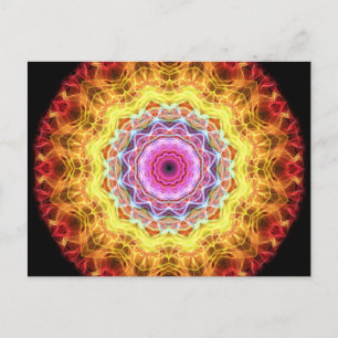 Rosa Passion kaleidoskop Vykort