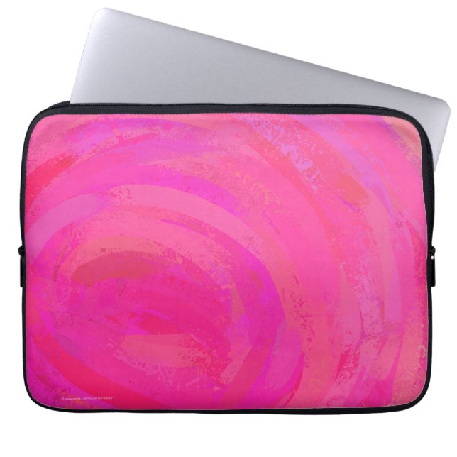 Rosa Passion Laptop Sleeve (Framsidan)
