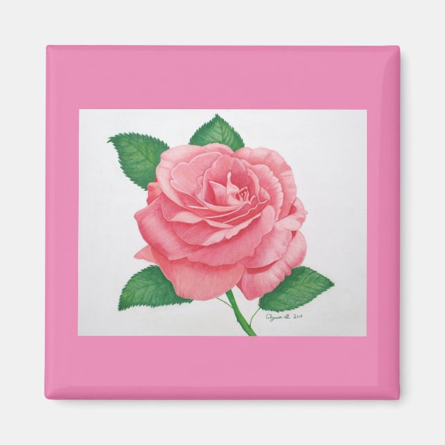 Rosa Passion Magnet (Framsidan)