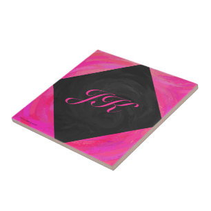 Rosa Passion Monogram Kakelplatta