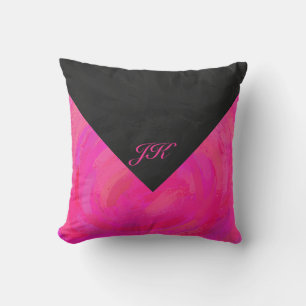 Rosa Passion Monogram Kudde