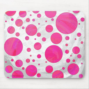 Rosa Passion Polka Dot Mönster Musmatta