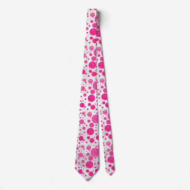 Rosa Passion Polka Dot Mönster Slips (Framsida)