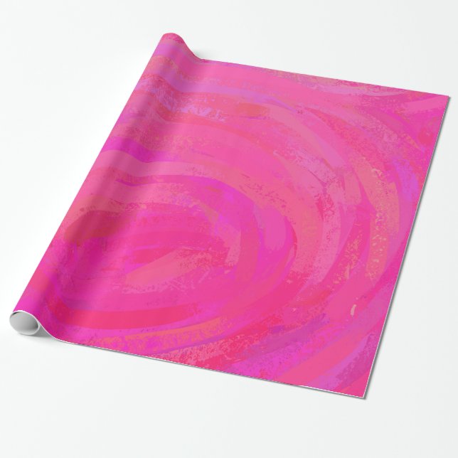 Rosa Passion Presentpapper (Utrullad)