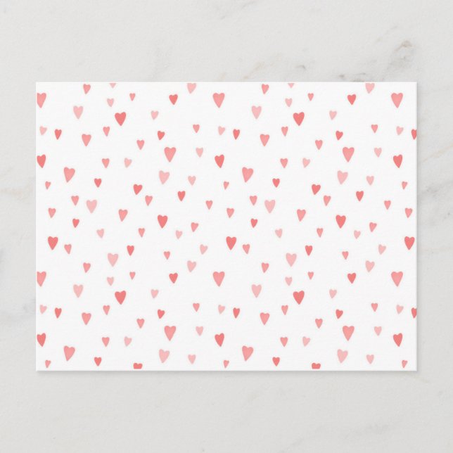 ROSA PASSIONSHJÄRTA VYKORT (Framsida)