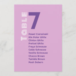 Rosa Pastel AbstractArt Bröllop-platskort Inbjudningar