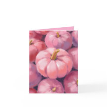 Rosa Pastel Pumpkins Halloween