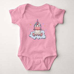 Rosa Pastel Unicorn på A Cloud T Shirt