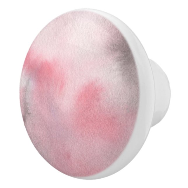 Rosa Pastel Watercolor Struktur Knopp (Höger)