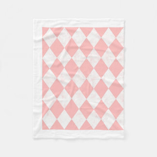 Rosa Pastell Harlekin Diamant Sömlöst Mönster Fle Fleecefilt