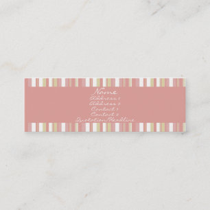 Rosa pastell •, Profilecard Mini Visitkort