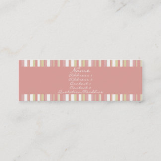 Rosa pastell •, Profilecard Mini Visitkort