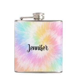 Rosa Pastell Tie Dye Girlig Chic Fickplunta