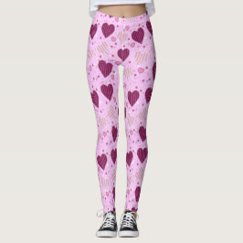 Rosa Patchwork Hearearts Leggings