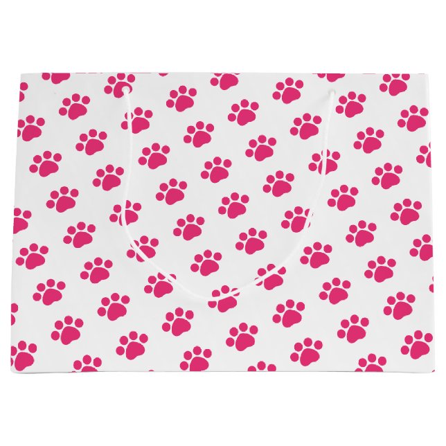 Rosa Paw Skriv ut Mönster (Framsidan)