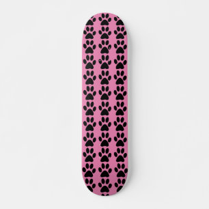 ROSA PAW UTSKRIFTSKATEBOARD MINI SKATEBOARD BRÄDA 18,5 CM