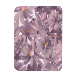 Rosa Paweed Flowers any Färg Magnet